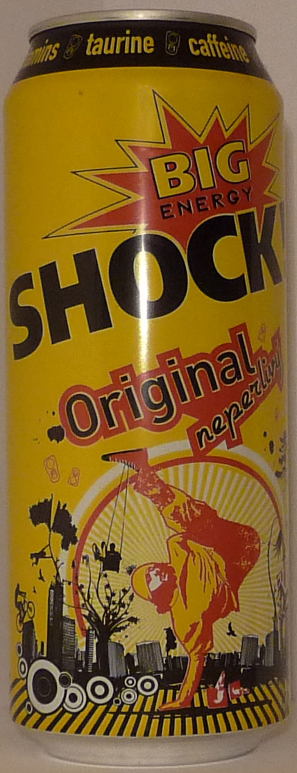 Big Shock! Original neperlivý verze bez [BIG] [500ml]