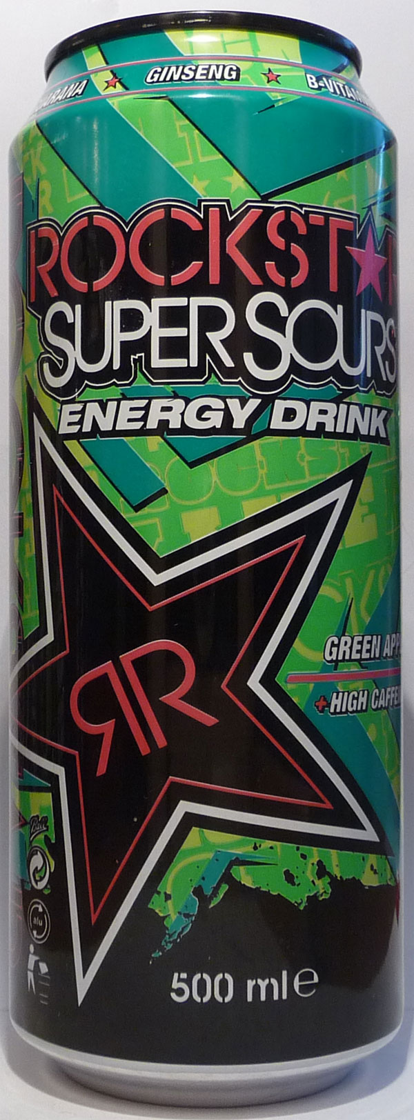 Rockstar SuperSours green apple [500ml]