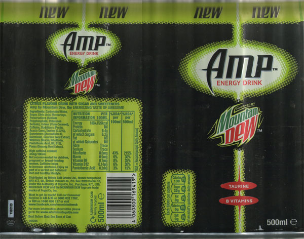 Amp Mountain Dew [500ml]