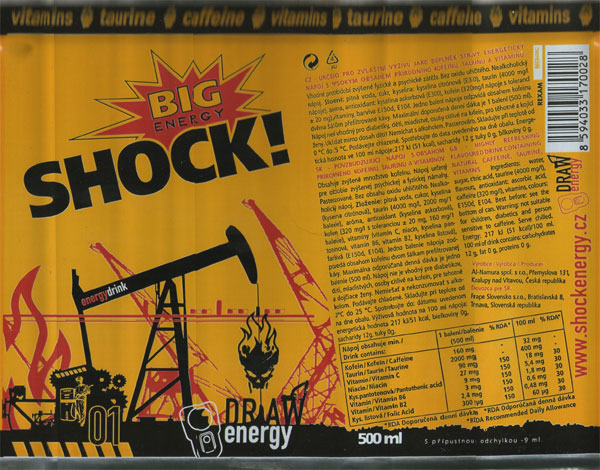 Big Shock! Draw energy [500ml]