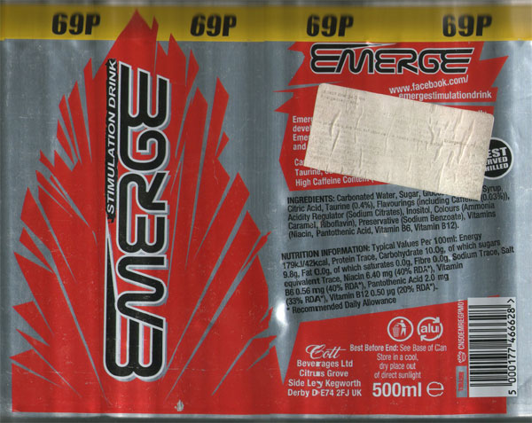 Emerge stimulation drink [500ml]