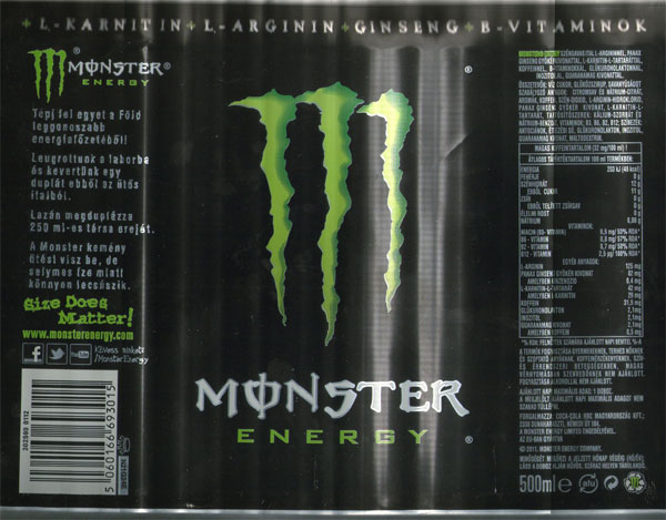 Monster energy (HU) [500ml]