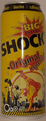 Big Shock! Original neperlivý verze bez [BIG] [500ml]