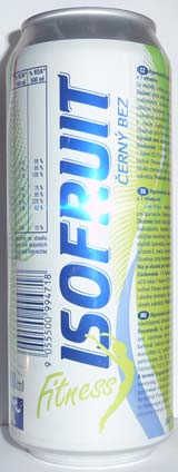 ISOFruit Fitness černý bez [500ml]