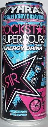 Rockstar SuperSours bubbleberry vyhraj [500ml]
