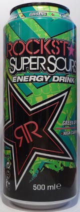 Rockstar SuperSours green apple [500ml]